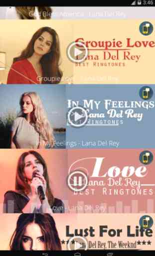 Lana Del Rey - Best Ringtones 2