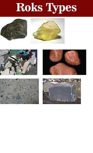 Lista de tipos de rocas 2