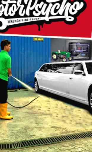 Modern Limo Car Wash: Limousine car Parking 1