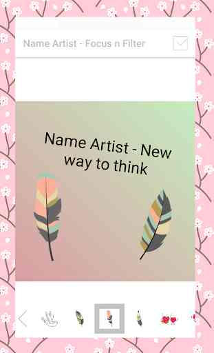 Name Art - Focus n Filter 4