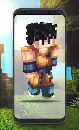 Skins Pack Goku For Minecraft 1