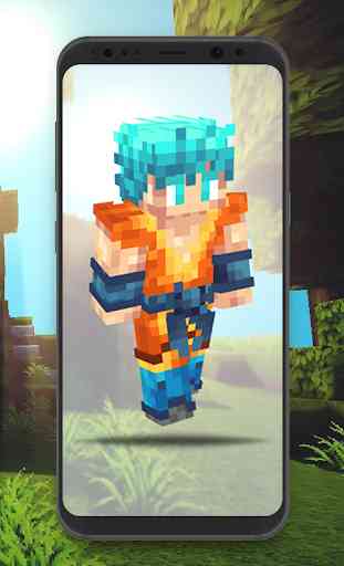 Skins Pack Goku For Minecraft 2