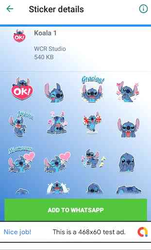 Stickers con frases Osito y Koala - WAStickerApps 2