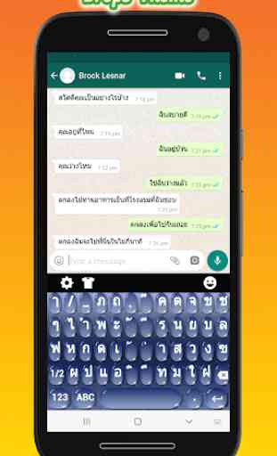 Thai Keyboard with english : Thai Language Typing 3