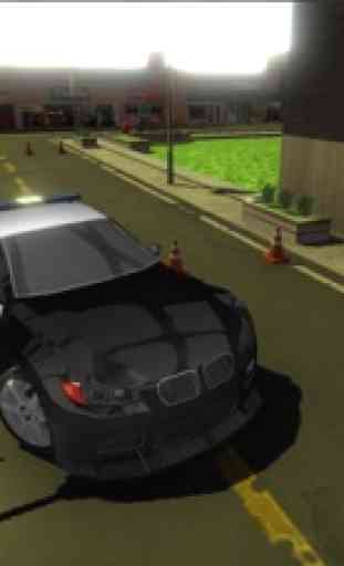 3D Police Car-Parking Sim 4