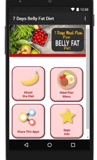 7 Days Meal Plan For Belly Fat Diet 1