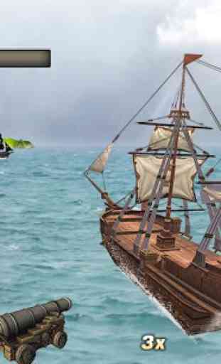 caribe pirata barco batalla 3D: guerra naval 1