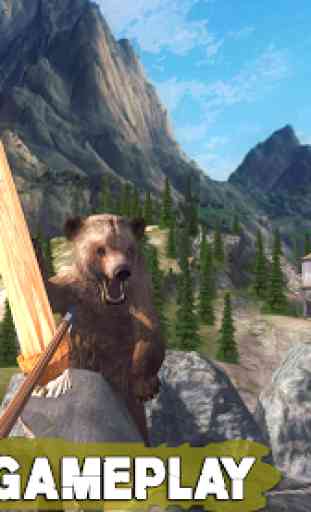 caza del oso 3d: arco cazador de tiro con arco 2