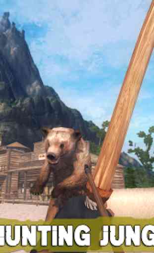caza del oso 3d: arco cazador de tiro con arco 4