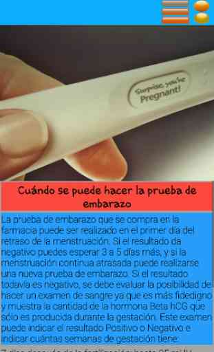 Como saber si estoy embarazada, Test de Embarazo 4