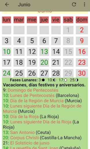 Español Calendario 2020 4