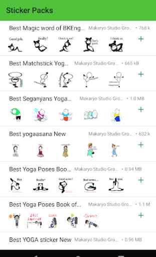 Latest Yoga Stickers For WhatsApp WastickerApp New 1