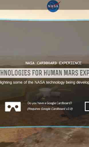 NASA Mars Cardboard Experience 1
