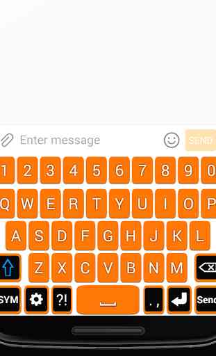 Orange Keyboard 2