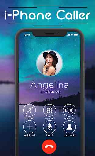 Phone X Dialer : Phone X Call Screen 1