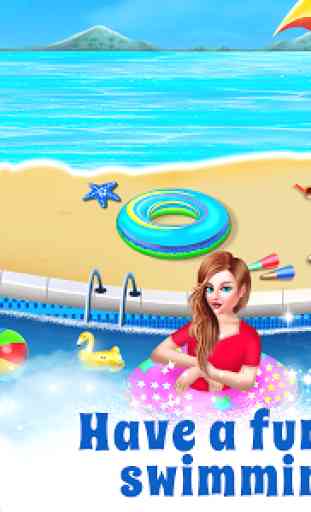 Princess Swimming Pool Party 4