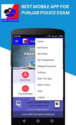 Punjab Police Exam App- Free Online Mock Tests 2