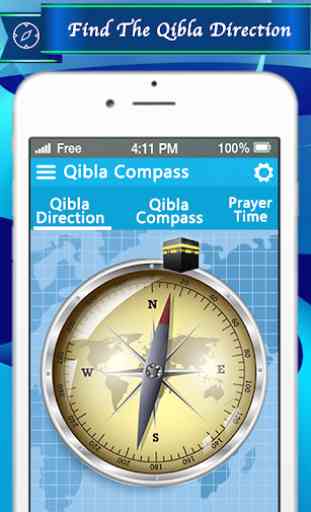 Qibla Direction Locator – Namaz Times 2018 1
