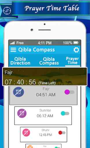 Qibla Direction Locator – Namaz Times 2018 3