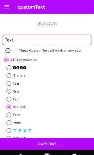 qustomText - Custom Text for WhatsApp, Youtube... 2