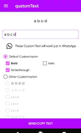 qustomText - Custom Text for WhatsApp, Youtube... 4