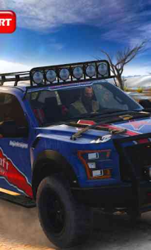 White Desert Truck Driving Simulator : 4x4 Offroad 4