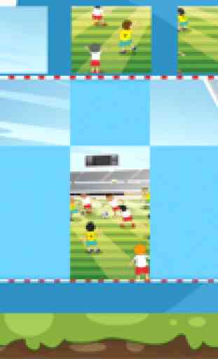 123 Rompecabezas de fútbol - Juego de puzzles para niños, los niños y los padres! Aprender para el mundial de 2014 en Brasil 1