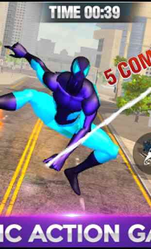 Araña poderosa poder: gratis juegos de spider hero 3