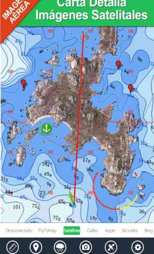 Archipiélago de la Maddalena navegador GPS offline 1
