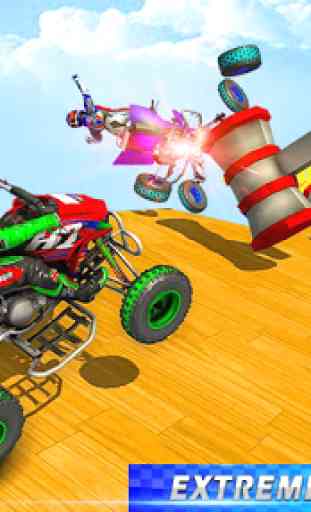 ATV quad de carreras - juegos rampa de dobles 4