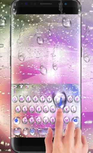 Color de agua cae teclado 2