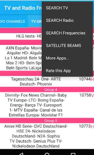 Frecuencias de TV y Radio en Astra Satellite 3