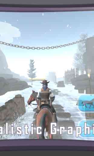 Frozen Forest Horse Riding Simulator 3D 1