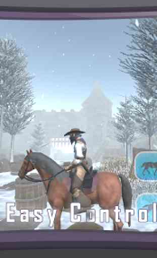 Frozen Forest Horse Riding Simulator 3D 2