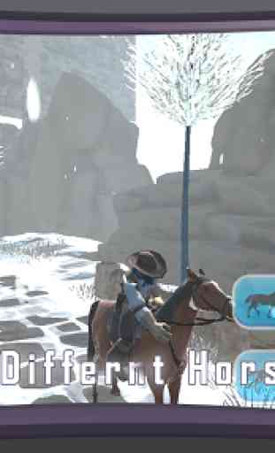 Frozen Forest Horse Riding Simulator 3D 3