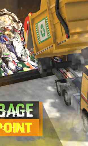 Garbage truck simulator : Camión de la basura 3