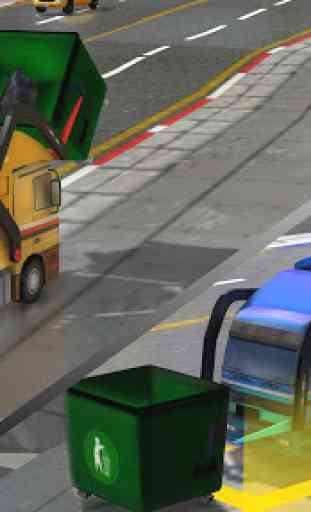 Garbage truck simulator : Camión de la basura 4