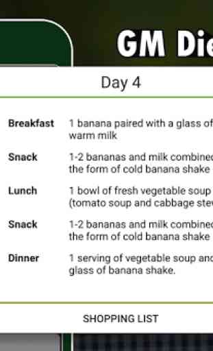 GM Diet Plan For Weight Loss 2