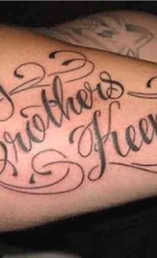 letras de tatuaje personalizado 3