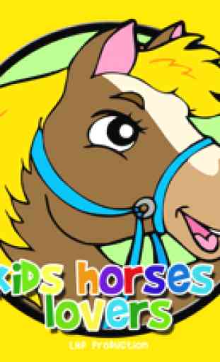 Niños amantes de los caballos - Juegos gratis 1