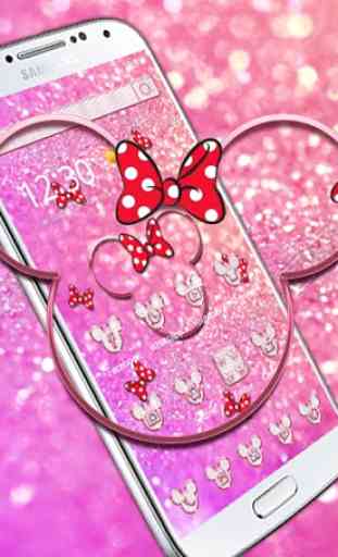 Pink Minnie cartoon theme 2