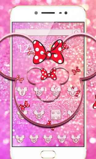 Pink Minnie cartoon theme 3