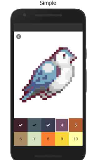 Pixel Art - Color by Numbers - Sandbox Coloring 4