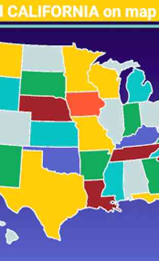 Prueba Mapa de Estados Unidos-Prueba de 50 estados 1