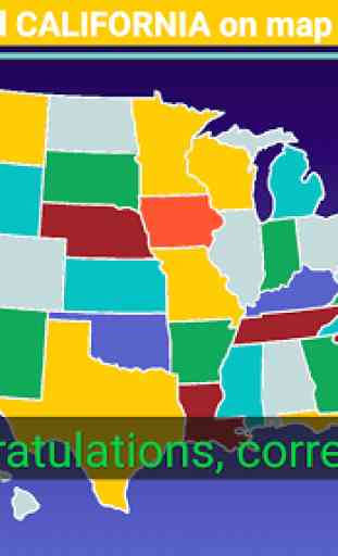Prueba Mapa de Estados Unidos-Prueba de 50 estados 2