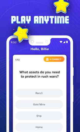 Quiz For: Rush wars 1