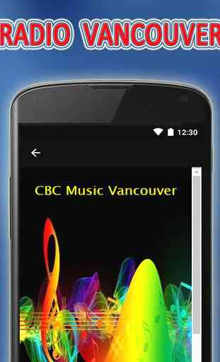 radio Vancouver Canada gratis fm am on line 4