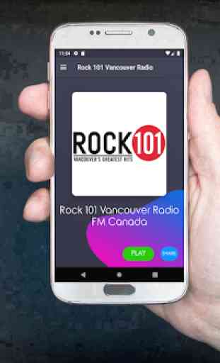 Rock 101 Vancouver Radio FM Canada Free Online App 1