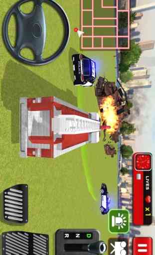 Simulador de 911 Rescate del coche de bomberos 3D 4