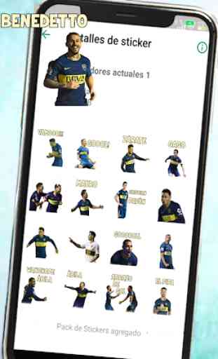 Stickers de Boca Juniors para WhatsApp-No Oficial 4